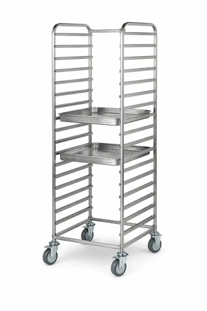 GN Trolley
Dims: 600x650x2000 mm
