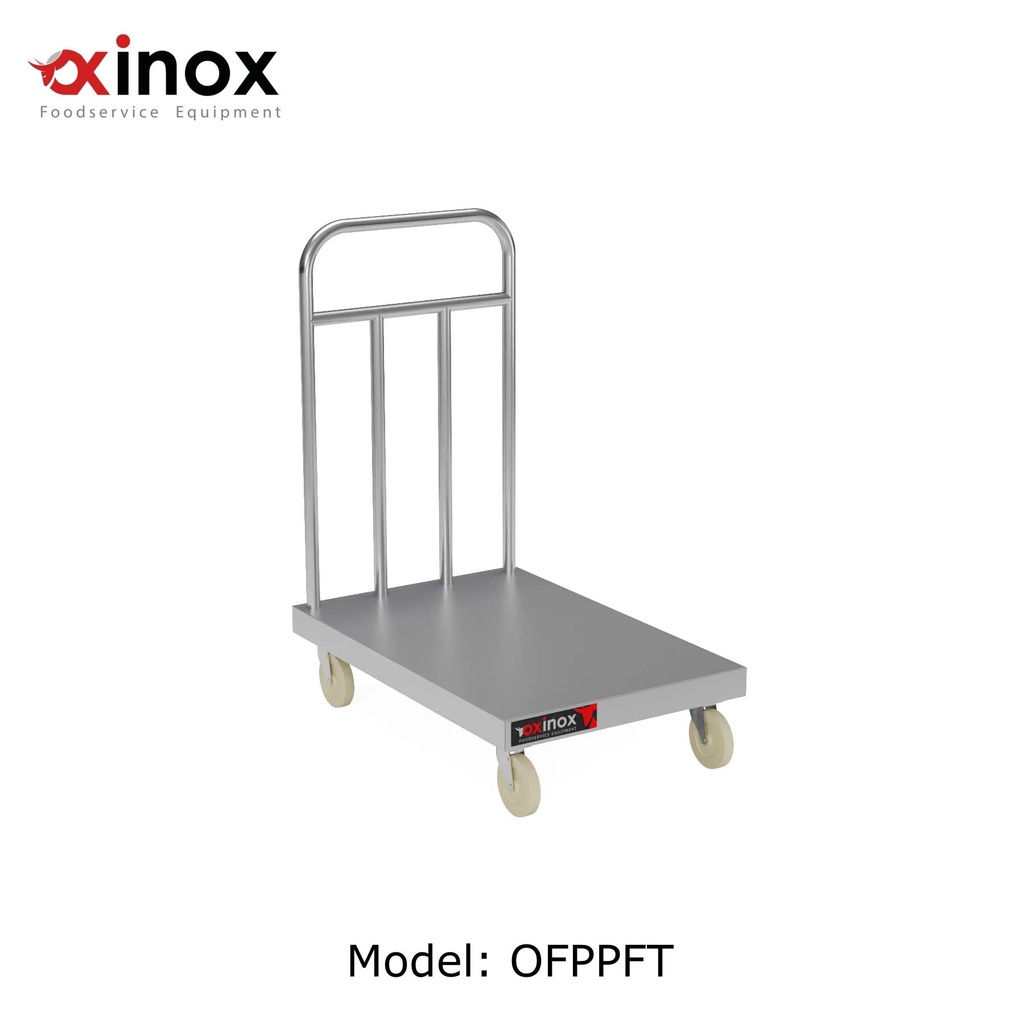 Platform Receiving  Trolley
Dims: 600x900x1100 mm