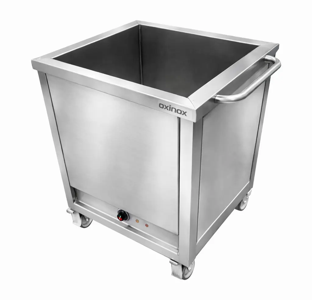 Heated Mobile Silver Soak Sink
Dims: 740x740x870 mm