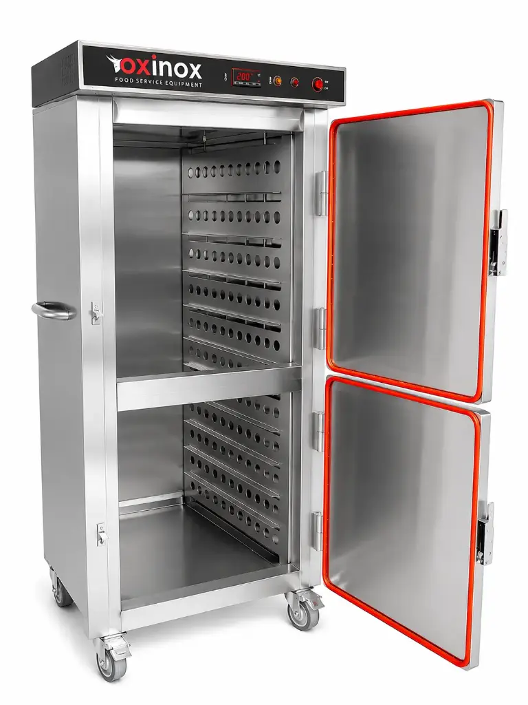 Heated Banquet Trolley distribution meals
Overall Dimension : 700X840X1700 mm