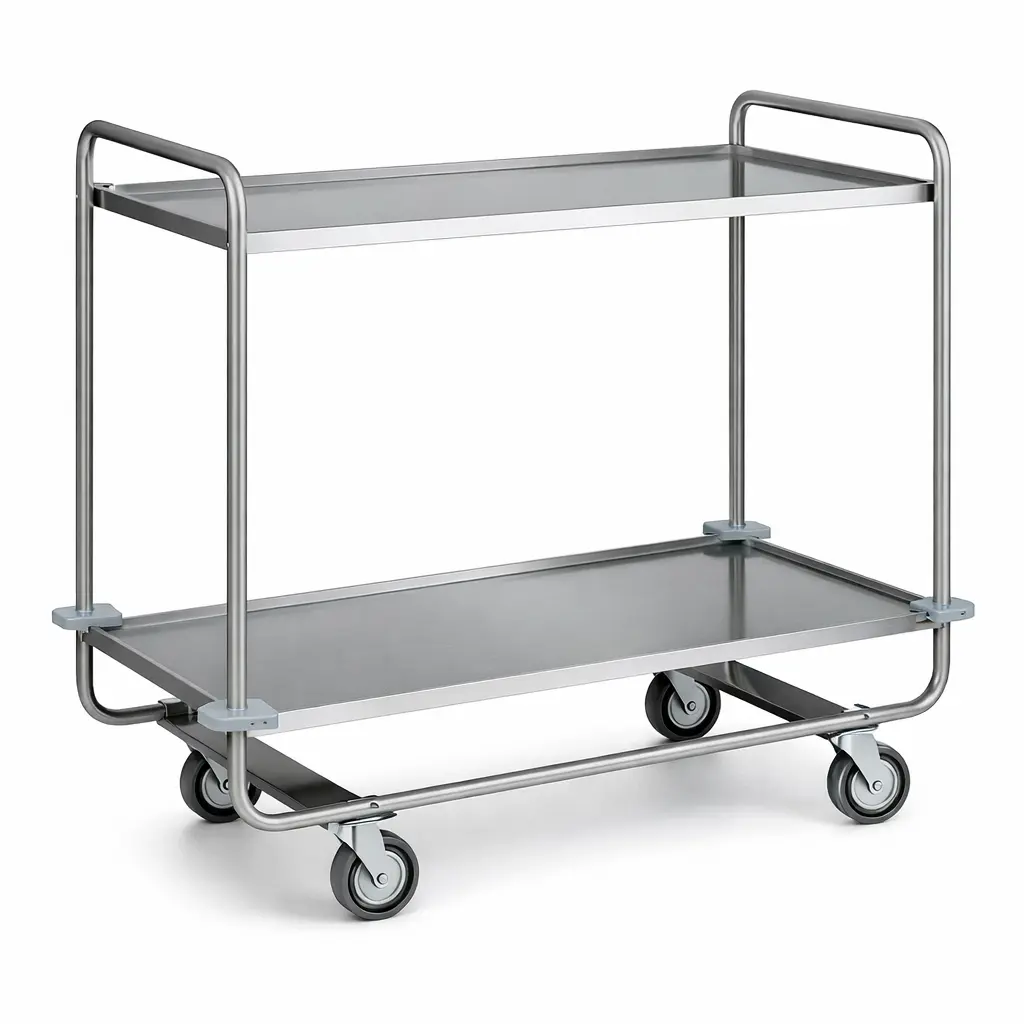 2 shelves Utility Service Trolley
Dims: 1000x650x1100 mm