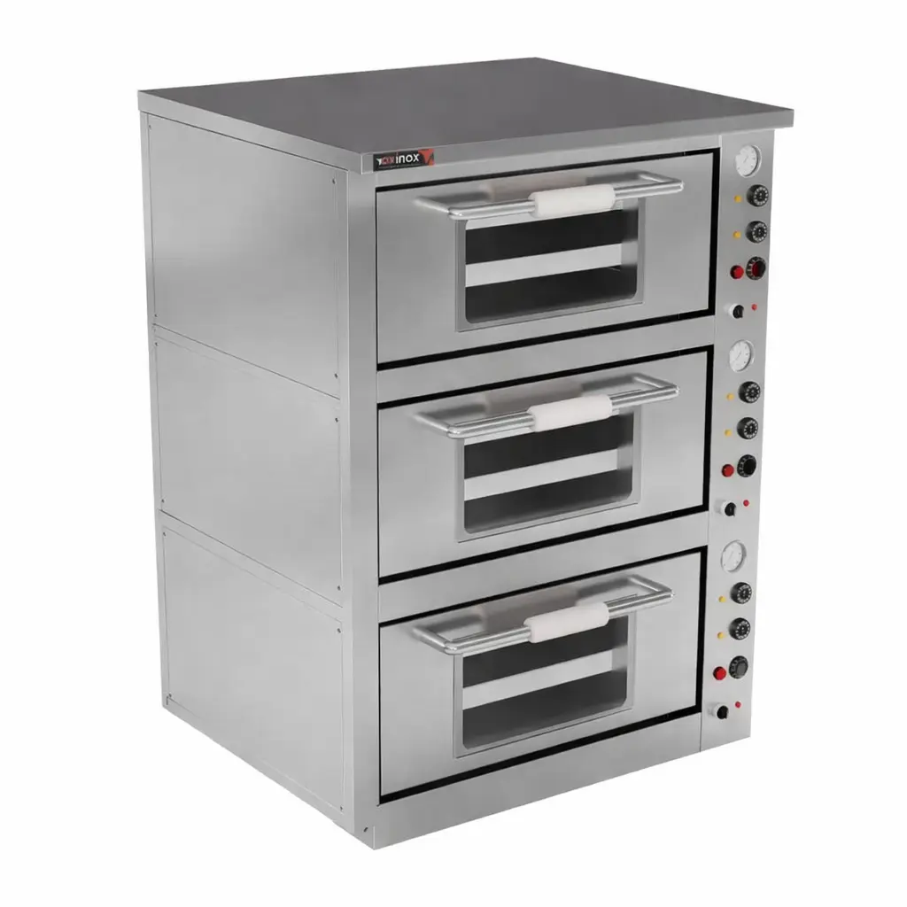 Triple Deck Electric  Oven
Dimensions (900x900x1300mm)