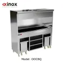 charcoal barbecue grill
Dimensions (1500X700X1100/2050 mm)