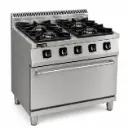 Gas cooker 4 open burners with gas oven (safety functions)
Dims: 800x700x850 mm