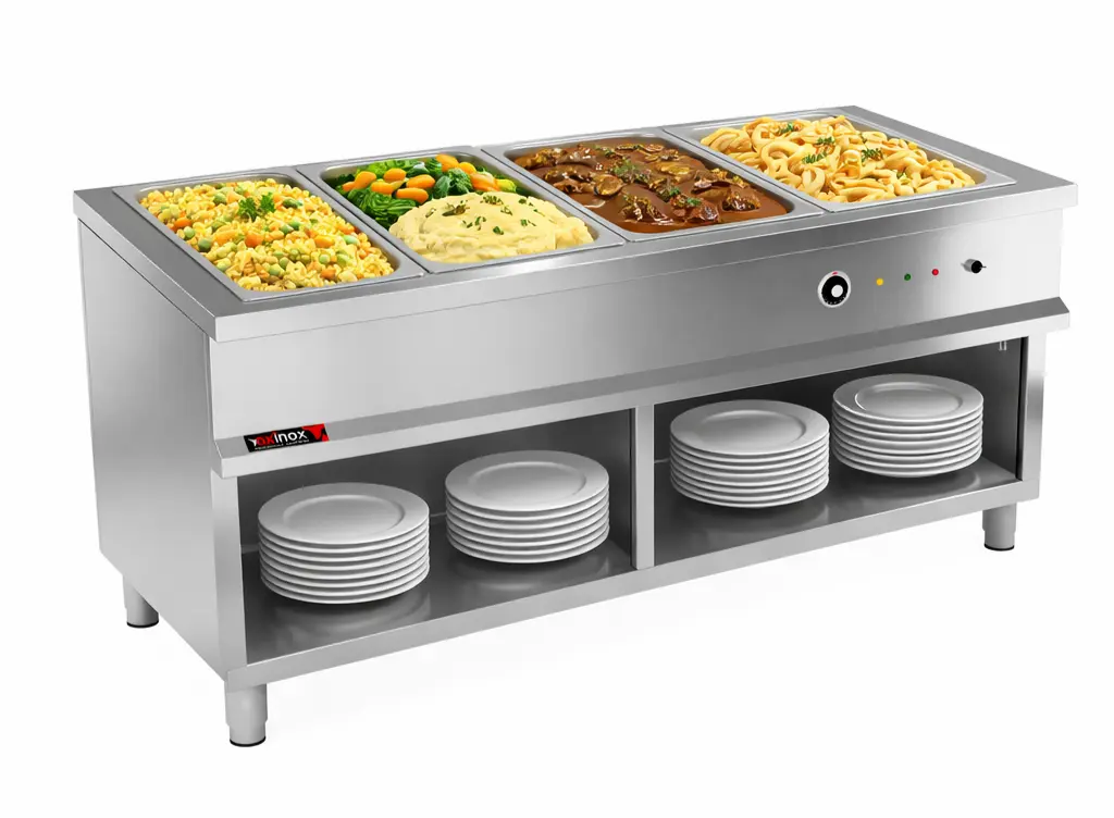 Electric  Bain Marie( 4 Gn 1/1)
Dimensions (1500x900x850 mm)