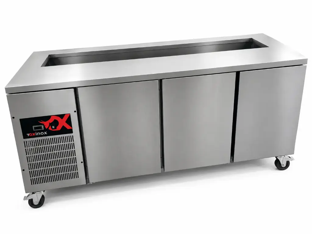 Salad Refrigerated Counter three doors
Dims: 2000x700x850 mm