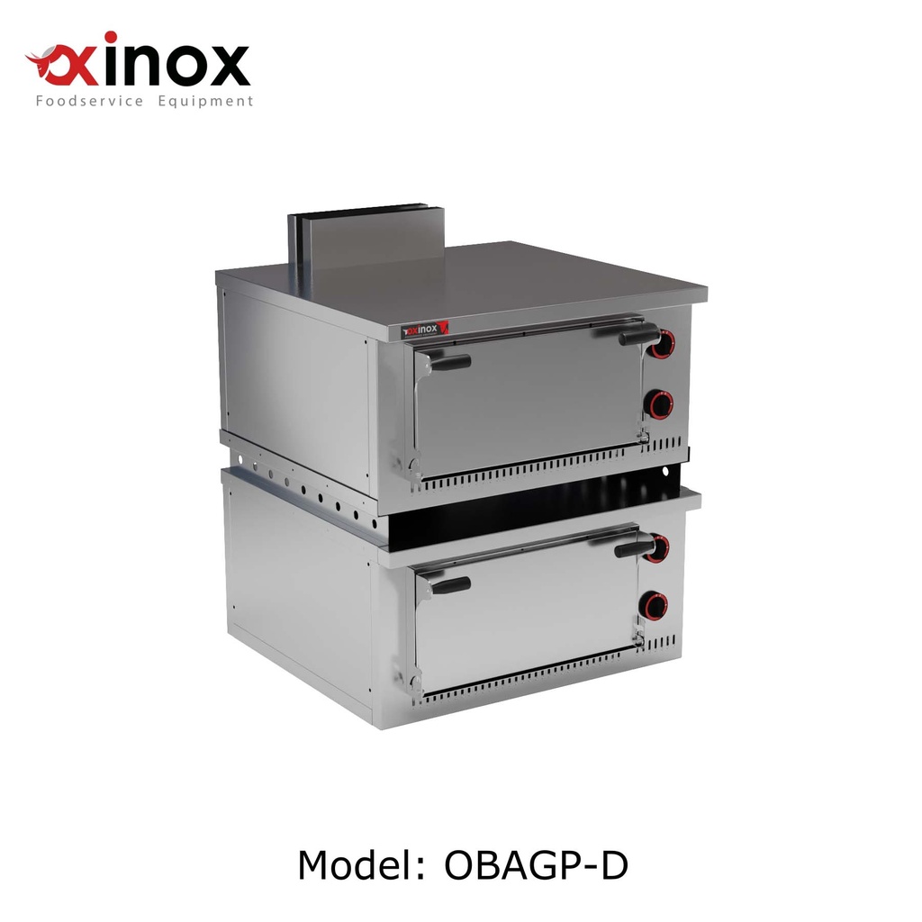 Double Deck Gas Oven with Stand
