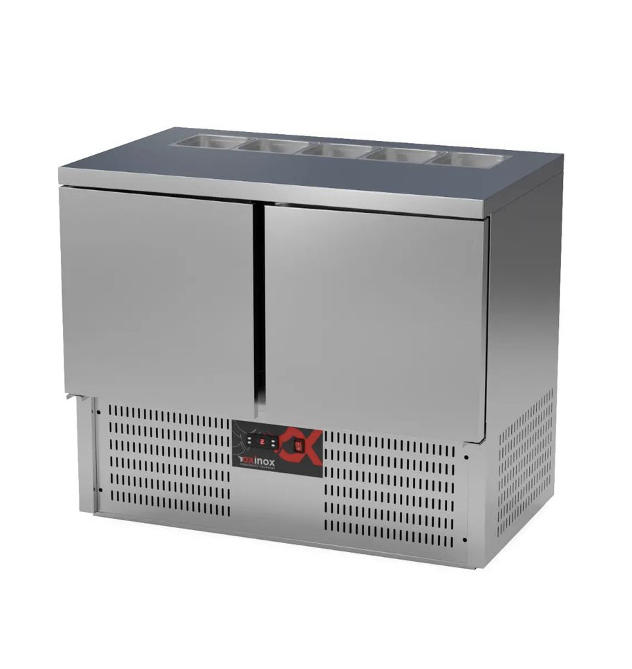 Salad Refrigerated Counter two doors
Dims: 1000x700x850 mm
