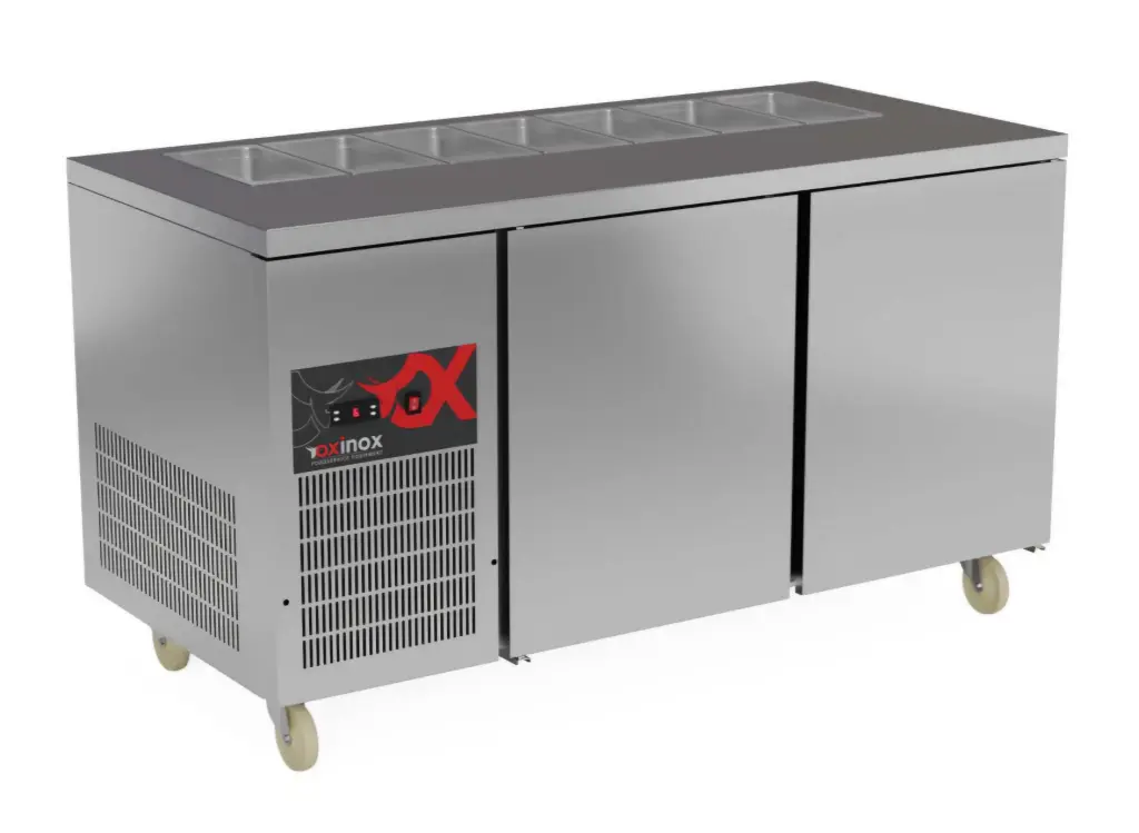 Salad Refrigerated Counter two doors
Dims: 1500x700x850 mm