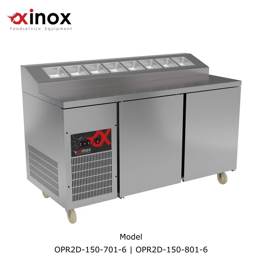 Pizza Refrigerated Counter two doors
