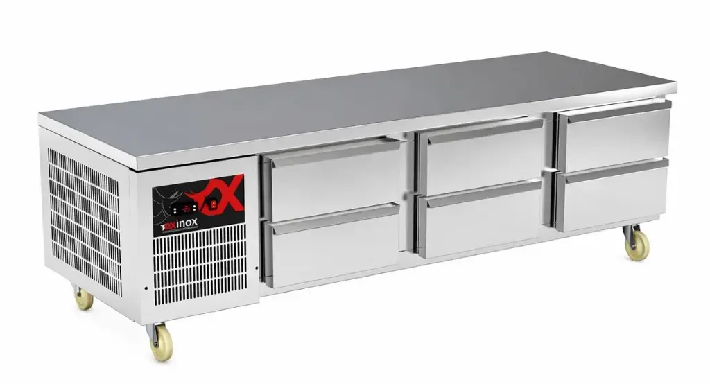 Low Boy Refrigerator six drawers
Dims: 2000x700x630 mm