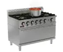 Gas cooker 6 open burners w/ maxi gas oven