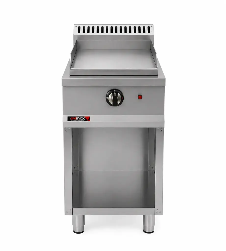 Gas grill single zone ribbed cooking plate
Dims: 400x700x850 mm