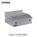 Electric grill Double zone ribbed cooking plate