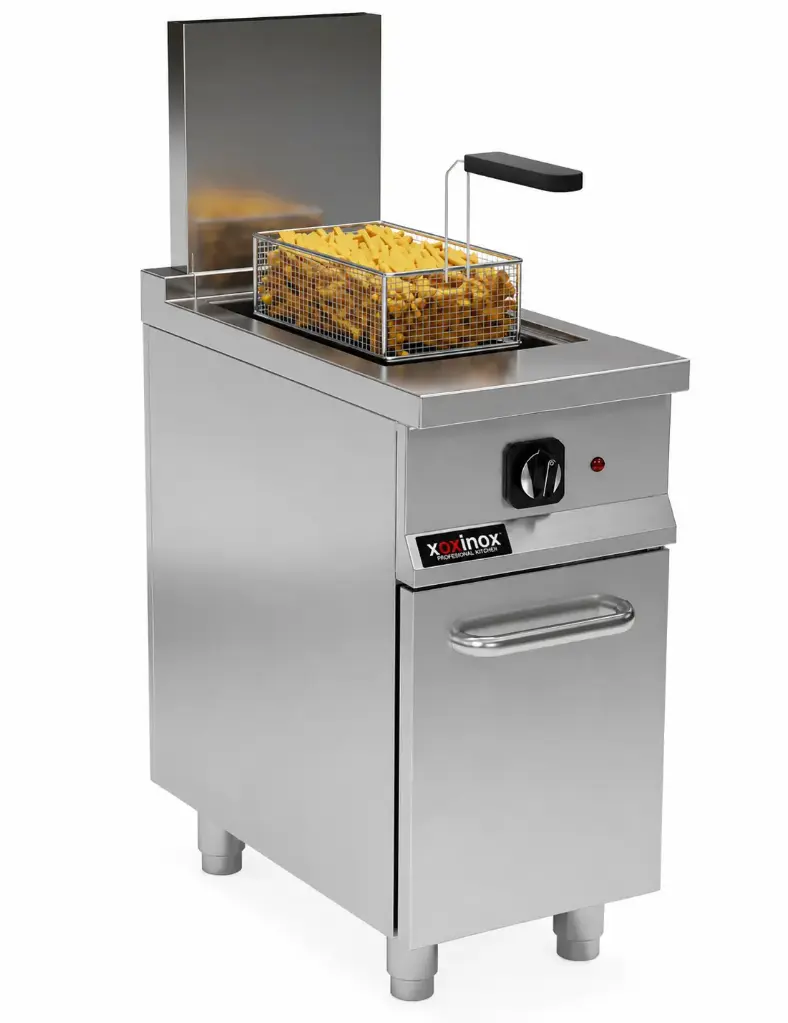 Gas single tank deep fat fryer
Dims: 400x700x850 mm