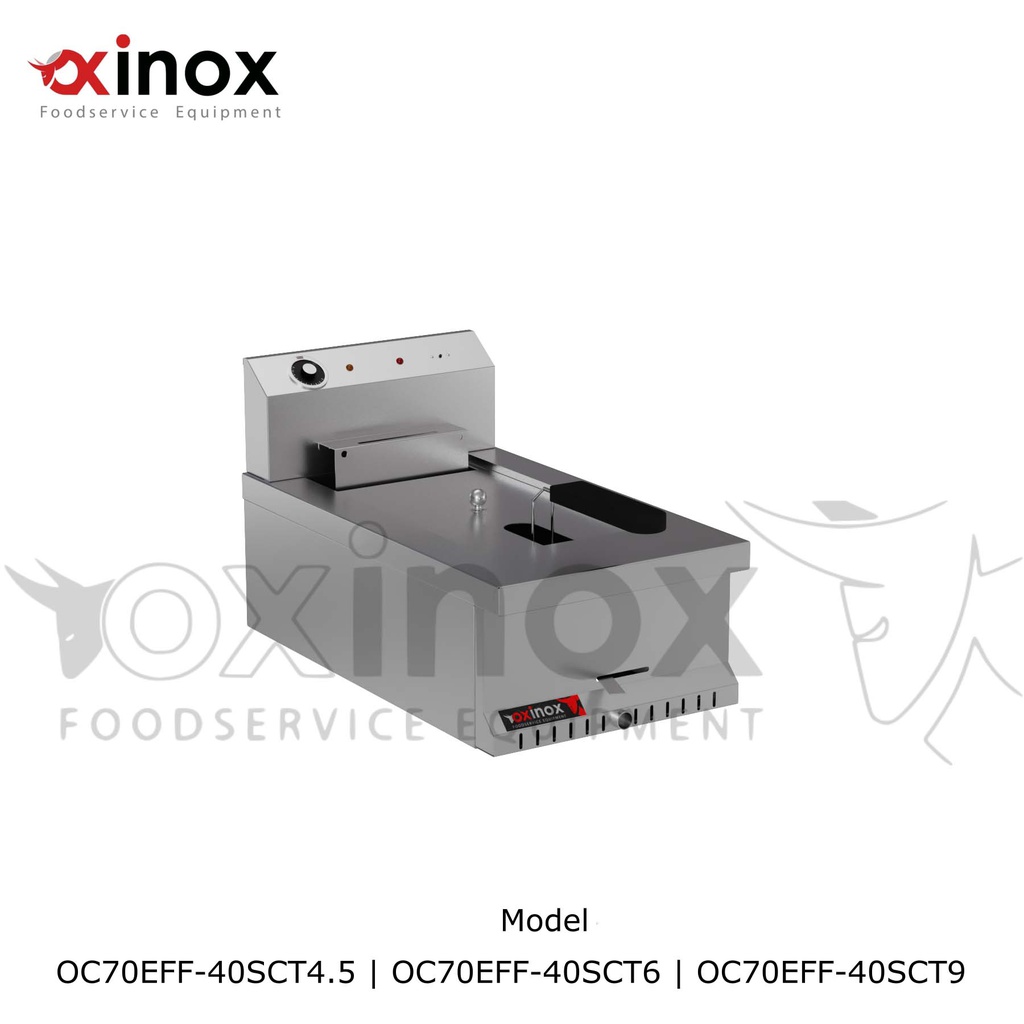 Electric single tank deep fat fryer