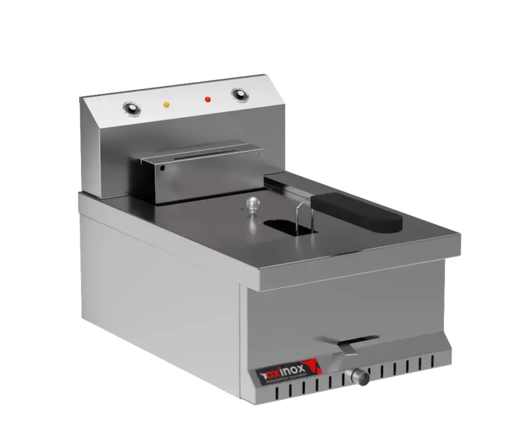 Electric single tank deep fat fryer
Dims: 400x700x250 mm