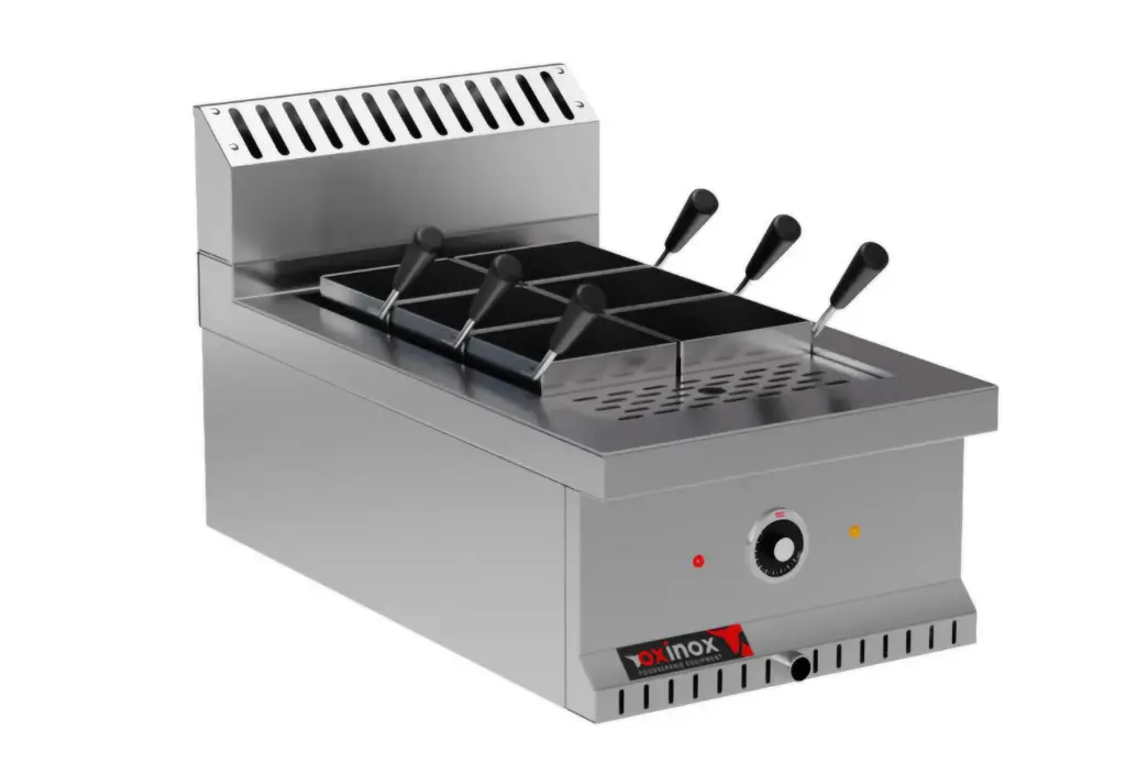 Electric single tank pasta cooker
Dims: 400x700x250 mm