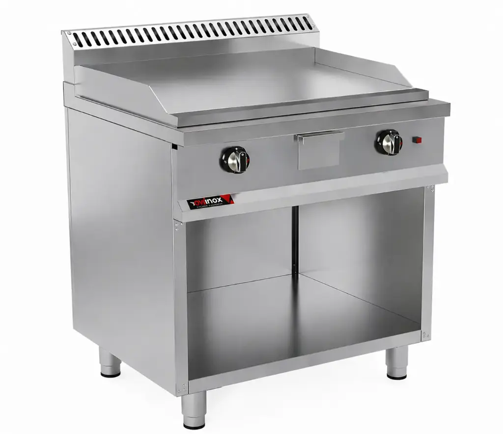 Electric grill double zone smooth cooking plate
Dims: 800x900x850 mm