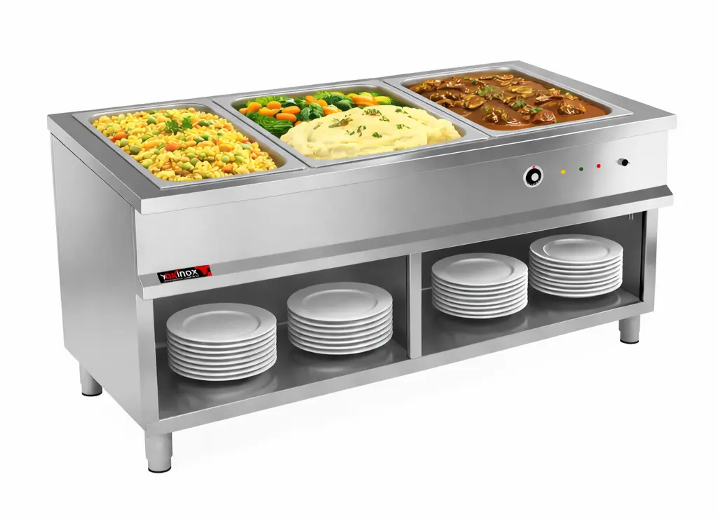 Electric Bain Marie ( 3 Gn 1/1)
Dimensions (1200x700x850 mm)
