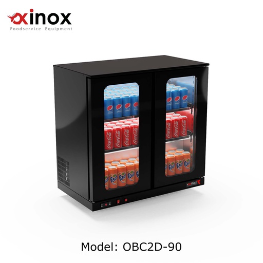 [OBC2D-90] Bar Cooler 2 Doors
Dims : 900x550x875 mm