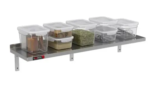[OFPWS30-140F] Wall Mounted Shelf( single tier)
Dims: 1400x300x40 mm