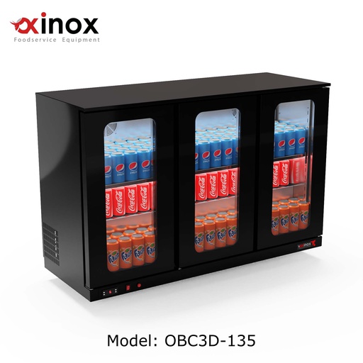[OBC3D-135] Bar Cooler 3 Doors