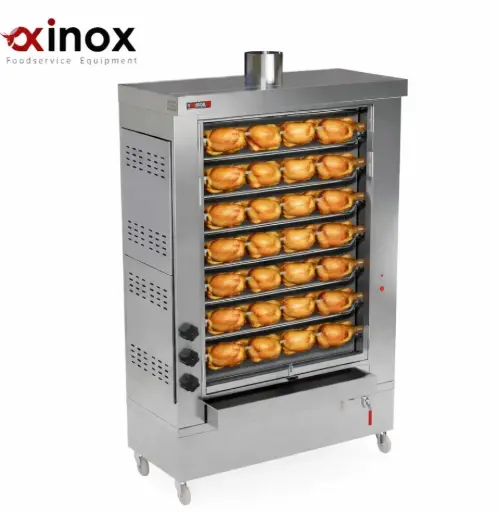 [OGCR130-7] Gas Chicken Rotisserie
Dim. 1320x610x2050 mm