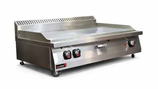 [Oxinox model OC70GG-120SCT] Gas grill smooth cooking plate
Dims: 1200x700x250 mm