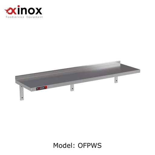 [OFPWS30-200P] Wall Mounted Shelf( single tier)
Dims: 2000x300x40 mm