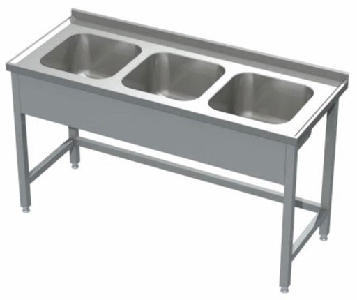 [OFPTSU50-50/180] Triple Sink Unit
Dims: 1800x700x850 mm