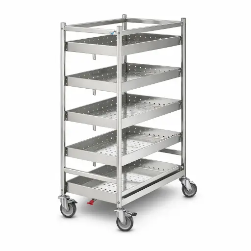 [OFPDT-5(4×4)] Defrost Trolley
Dims: 655x625x1800 mm