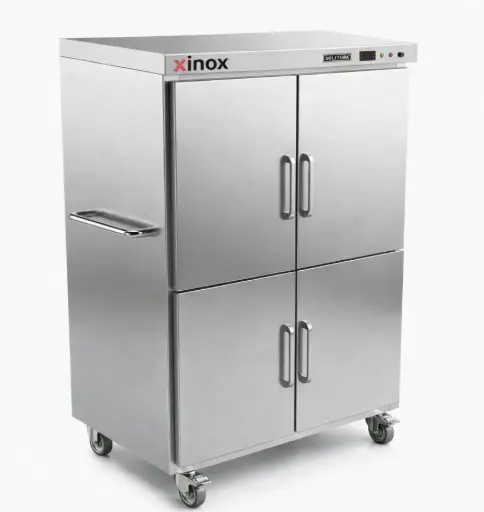 [Oxinox model OFSBT-H4] Heated Banquet Trolley distribution meals
Overall Dimensions (1400X840X1700 mm)