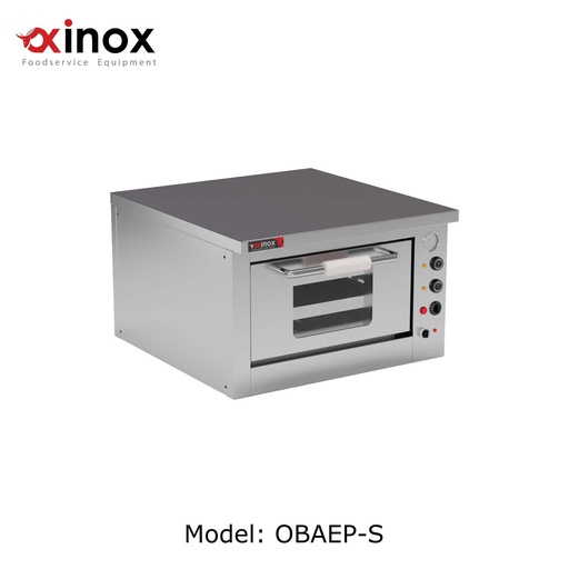 [Oxinox model OBAEP-S] Single Deck Electric Oven
Dimensions (900x900x500 mm)