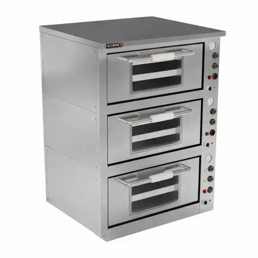 [Oxinox model OBAEP-T] Triple Deck Electric  Oven
Dimensions (900x900x1300mm)