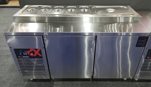 [OPR2D-150-701/3] Pizza Refrigerated Counter two doors 