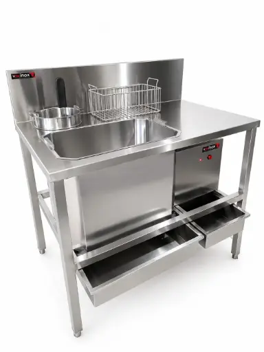 [OFPBT-BTS95/120MO] Breading Table
Dim :1200x950x1000 mm