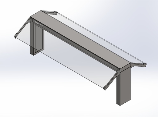 [OFSSG-D80 New] Sneeze Glass Double Side
Dimensions (800x800x500 mm)