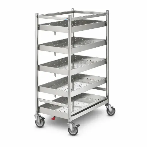 [OFPDT-5(3×3)] Defrost Trolley
Dims: 655x625x1800 mm