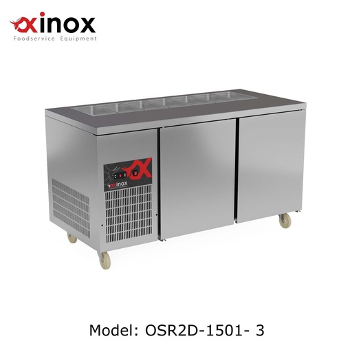 [OSR2D-1501/2 (5) R] Salad Refrigerated Counter two doors