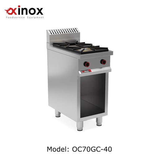 [OC70GC-40] Gas cooker 2 open burners