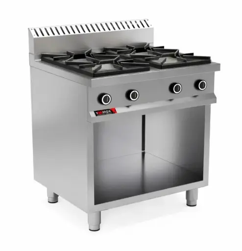 [Oxinox model OC70GC-80] Gas cooker 4 open burners