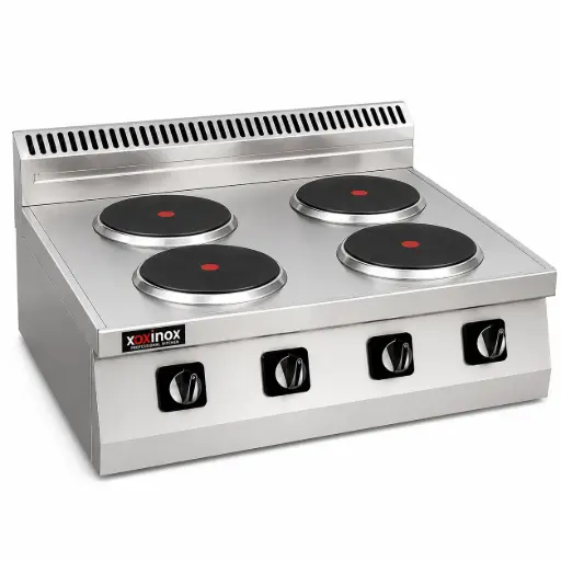 [Oxinox model OC70EC-80CCT8] Electric cooker 4 circular hot plate 