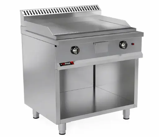 [OC70GG-80S] Gas grill double zone smooth cooking plate
Dims: 800x700x850 mm