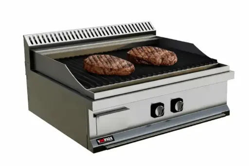 [Oxinox model OC70LS-80CT] Lava Stone Grill - Counter Top