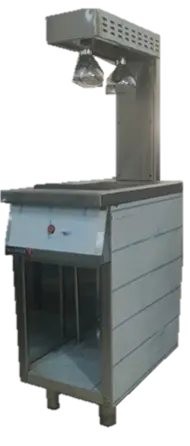[Oxinox model OC70ECS-40S] Dump Station -Chip Scuttle heating 1xGN1/1