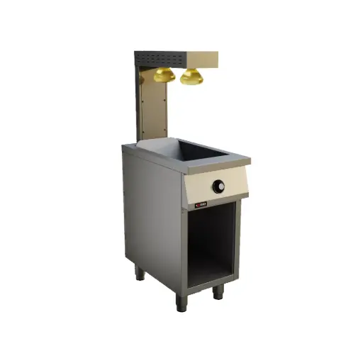 [Oxinox model OC70ECS-40S] Dump Station -Chip Scuttle heating 1xGN1/1