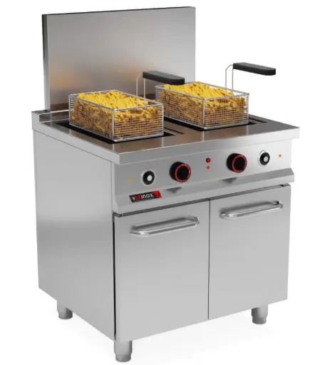 [OC90GFF-80D] Gas double tank deep fat fryer