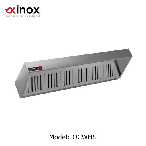 [OCWHS/110-3m] Wall Mounted Exhaust Hoods-Single Skin 110
Dimensions (3000x1100x420 mm)